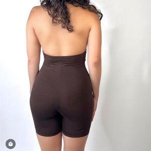Brand new open back romper from Mariah the label
